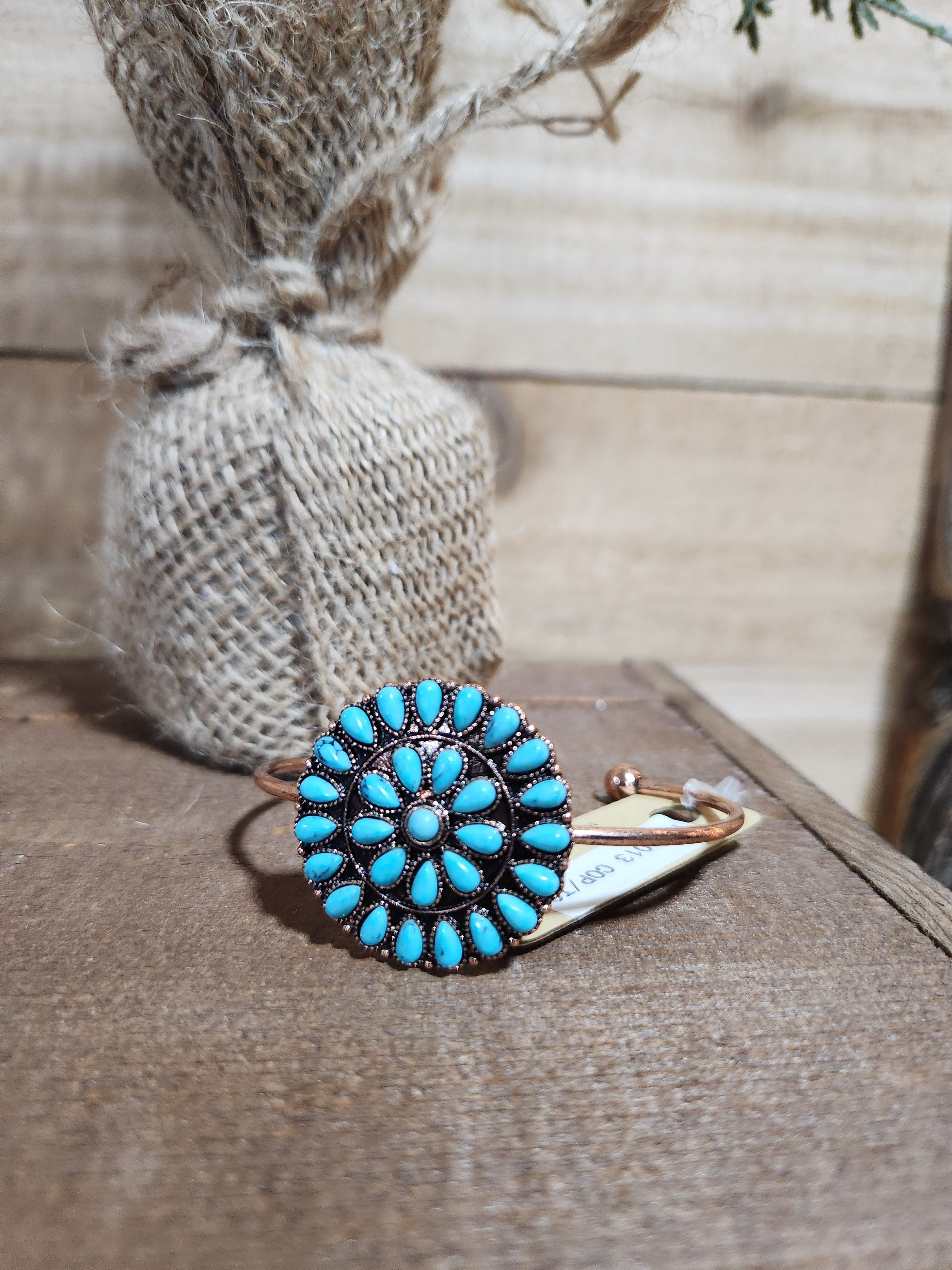 Copper, Turquoise Cuff