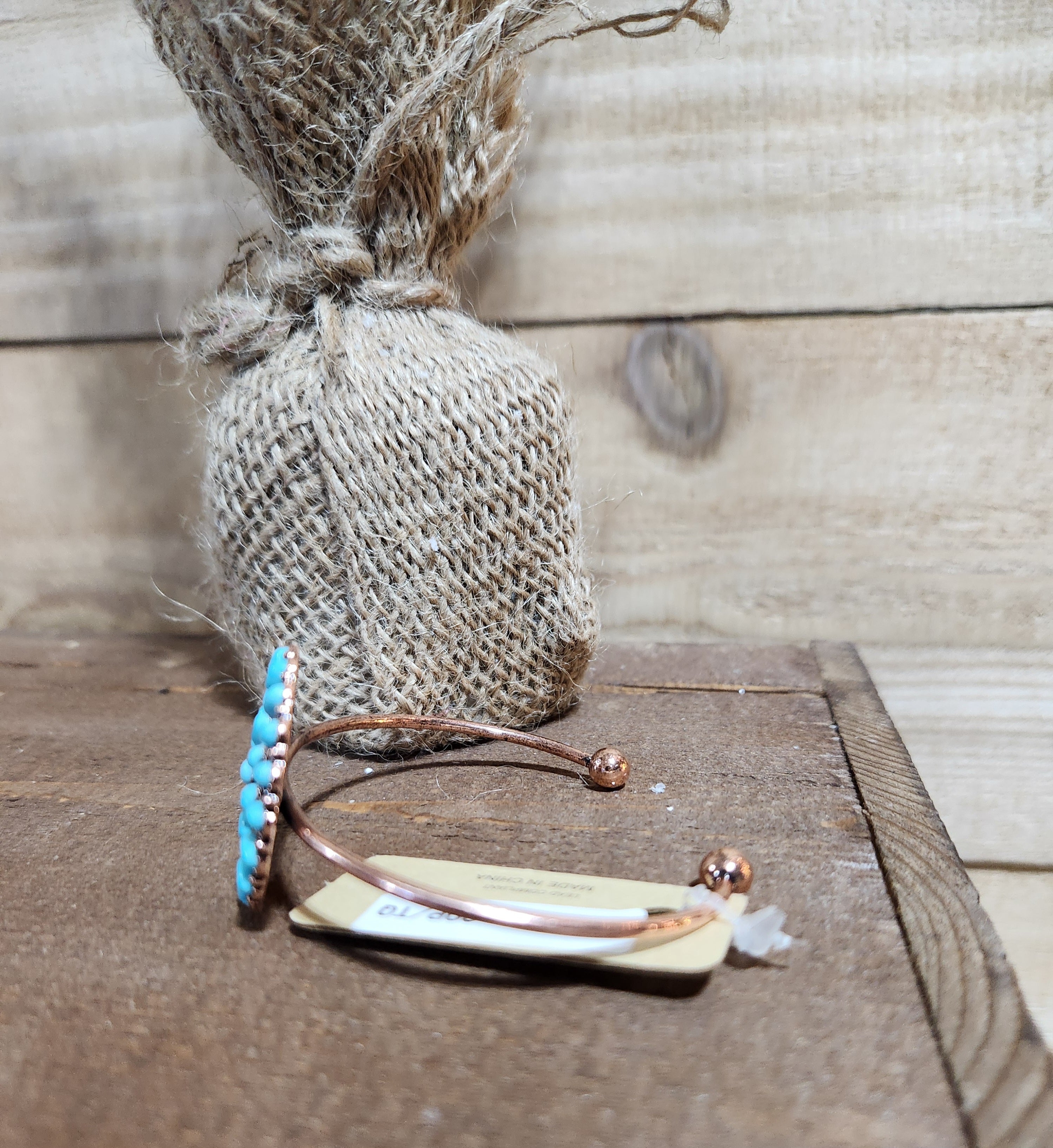 Copper, Turquoise Cuff