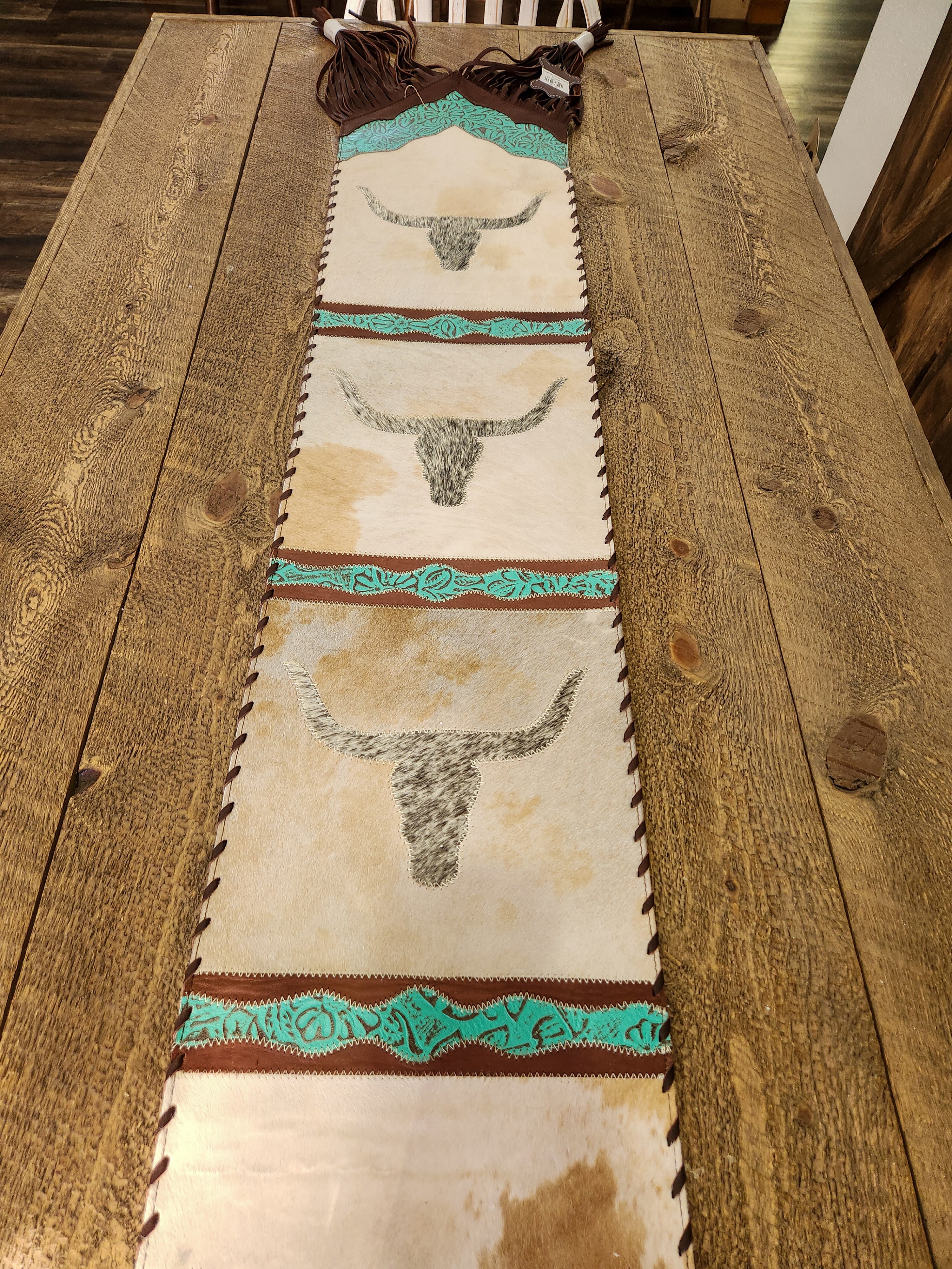 Cowhide Table Runner