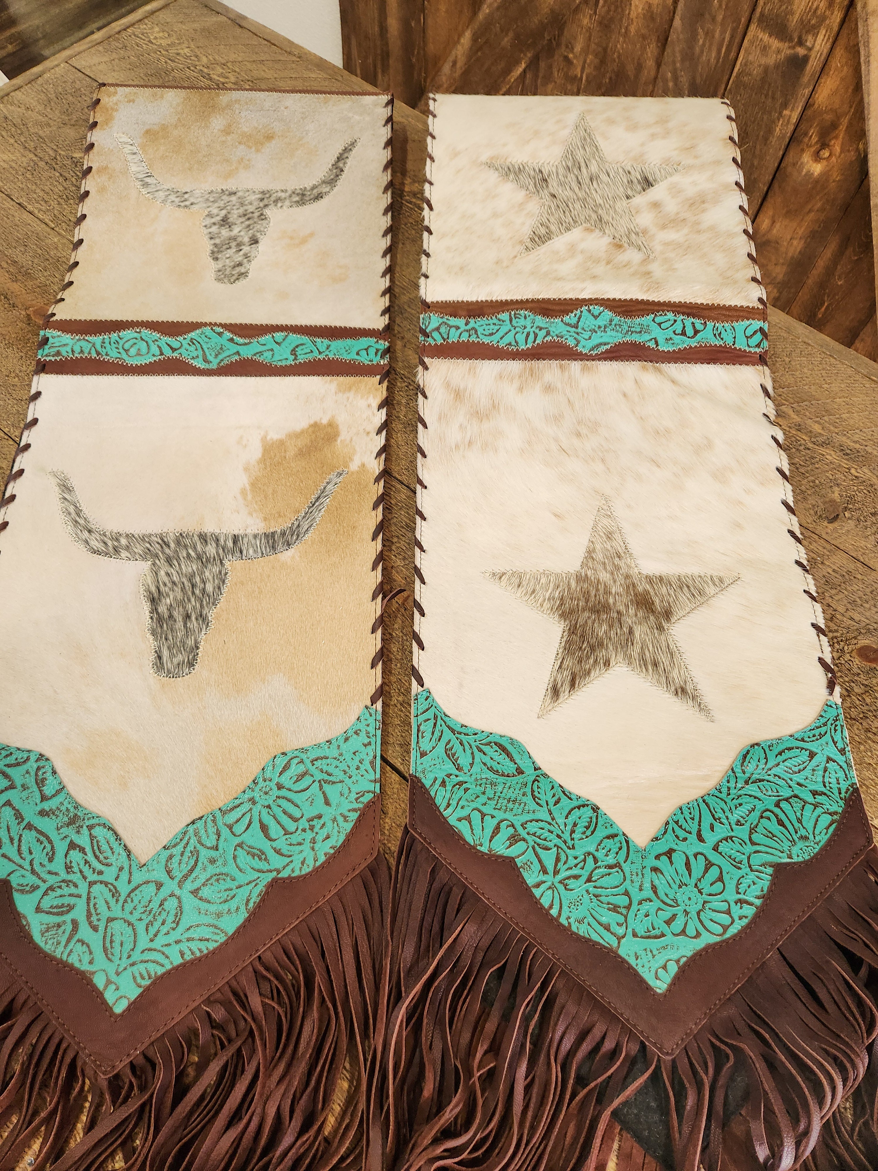 Cowhide Table Runner