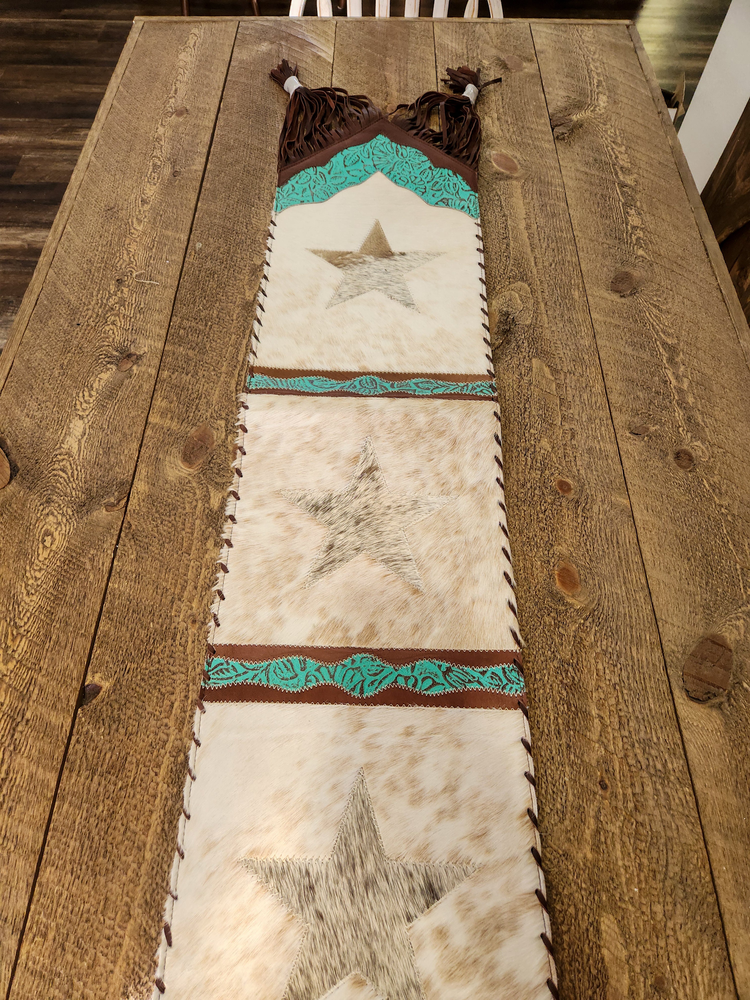Cowhide Table Runner
