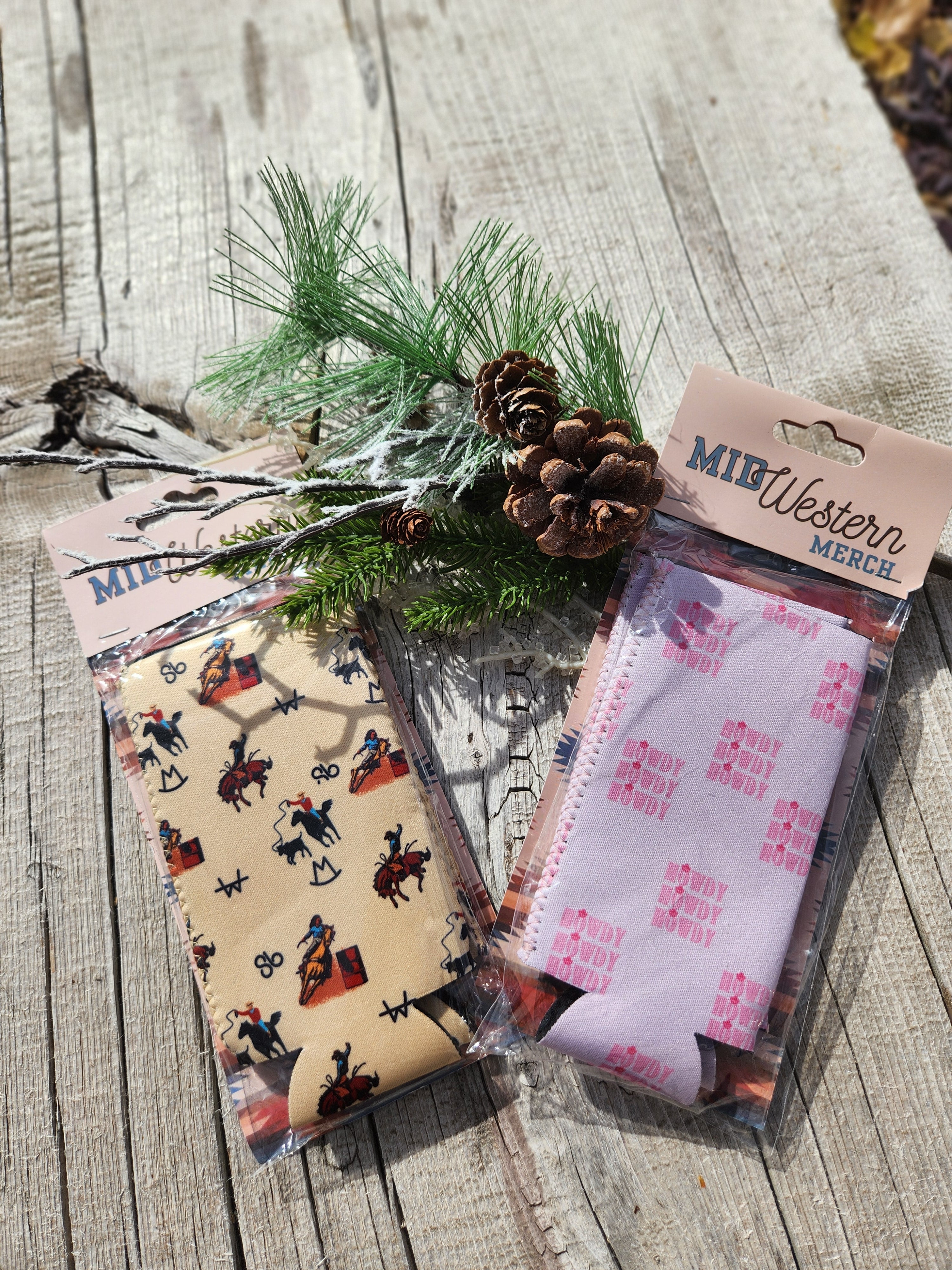 Vintage Cowboy Tall Coozie 2-Pack