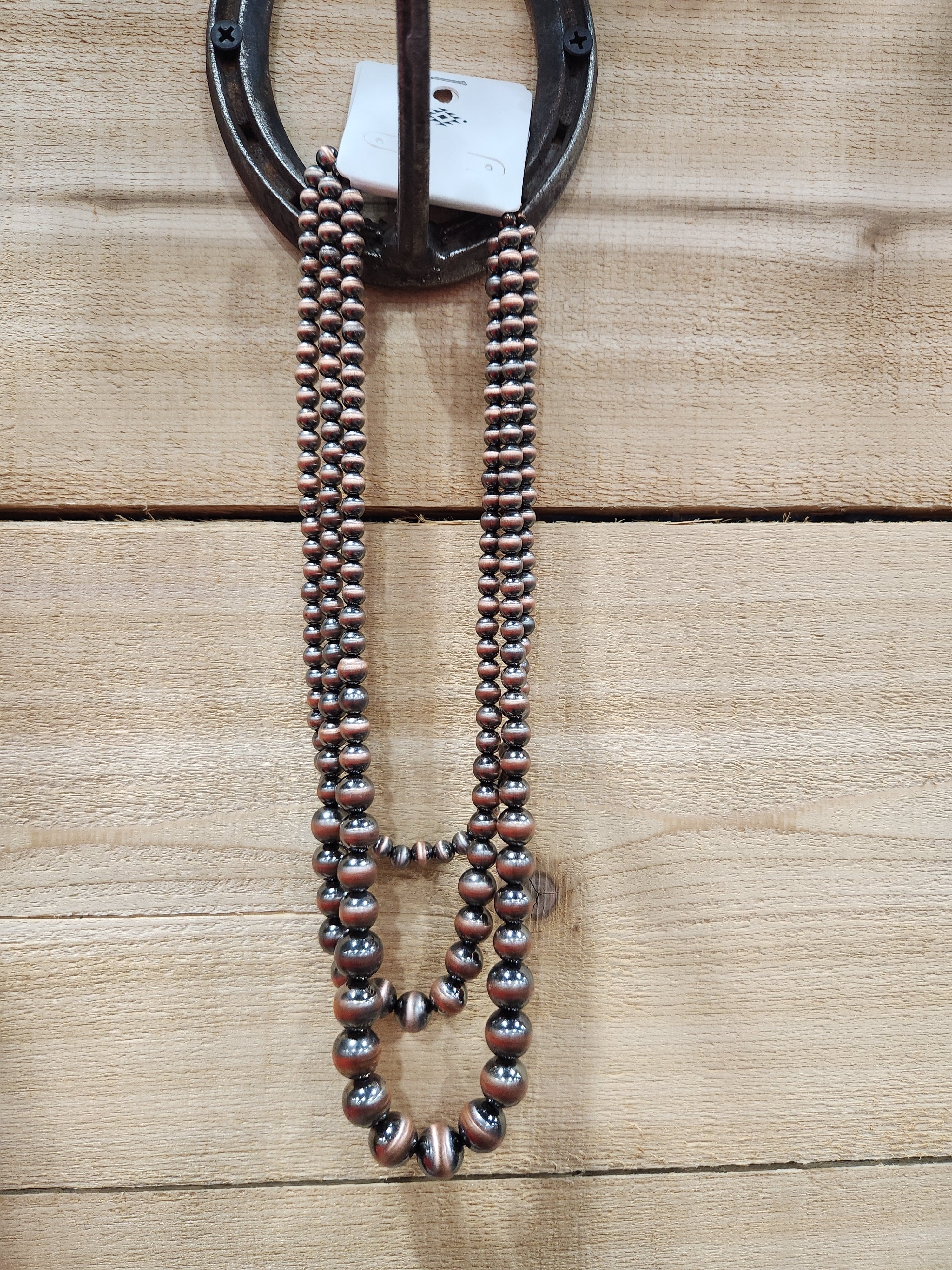 Copper 3 Row Necklace