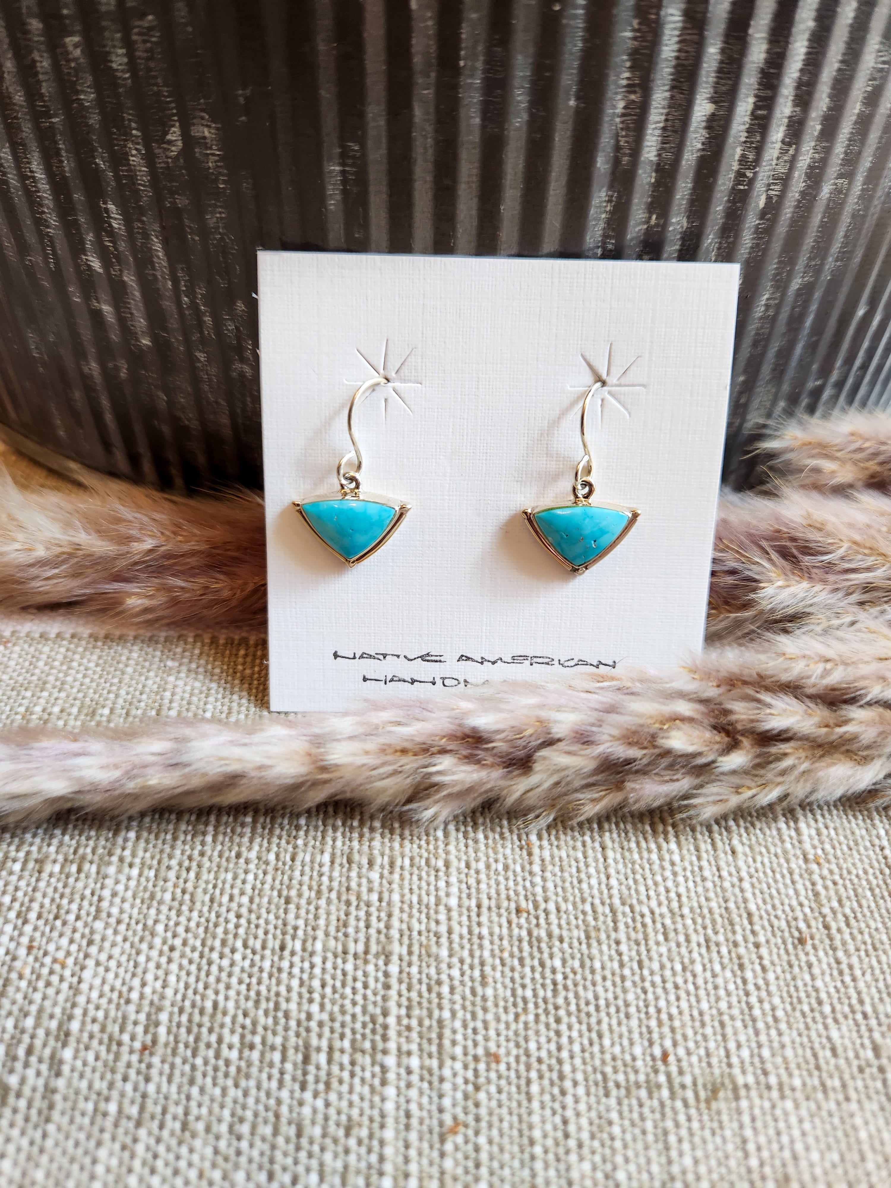 Cathy Webster Turquoise & Sterling Silver Earrings
