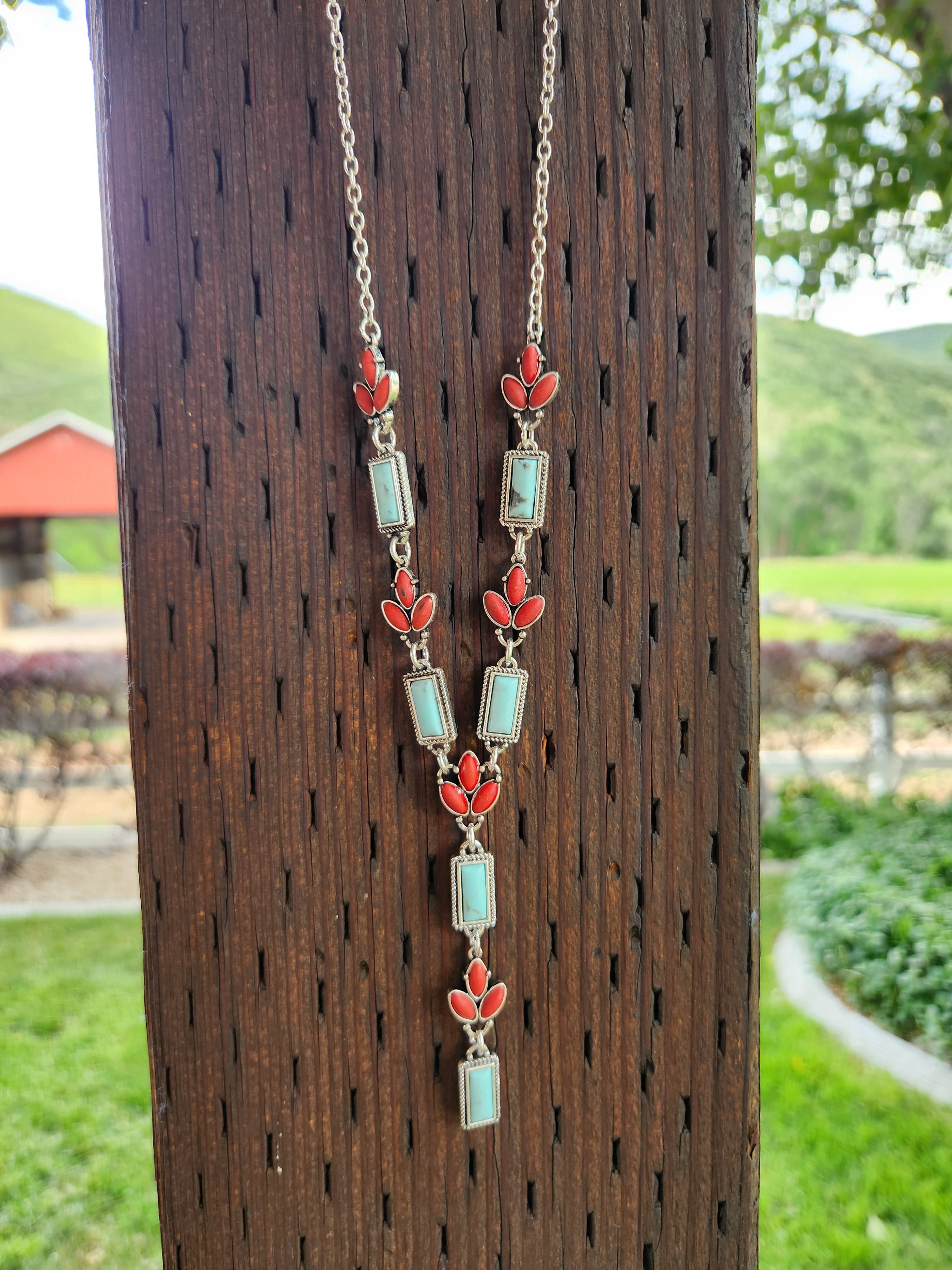 Western Rectangle Necklace