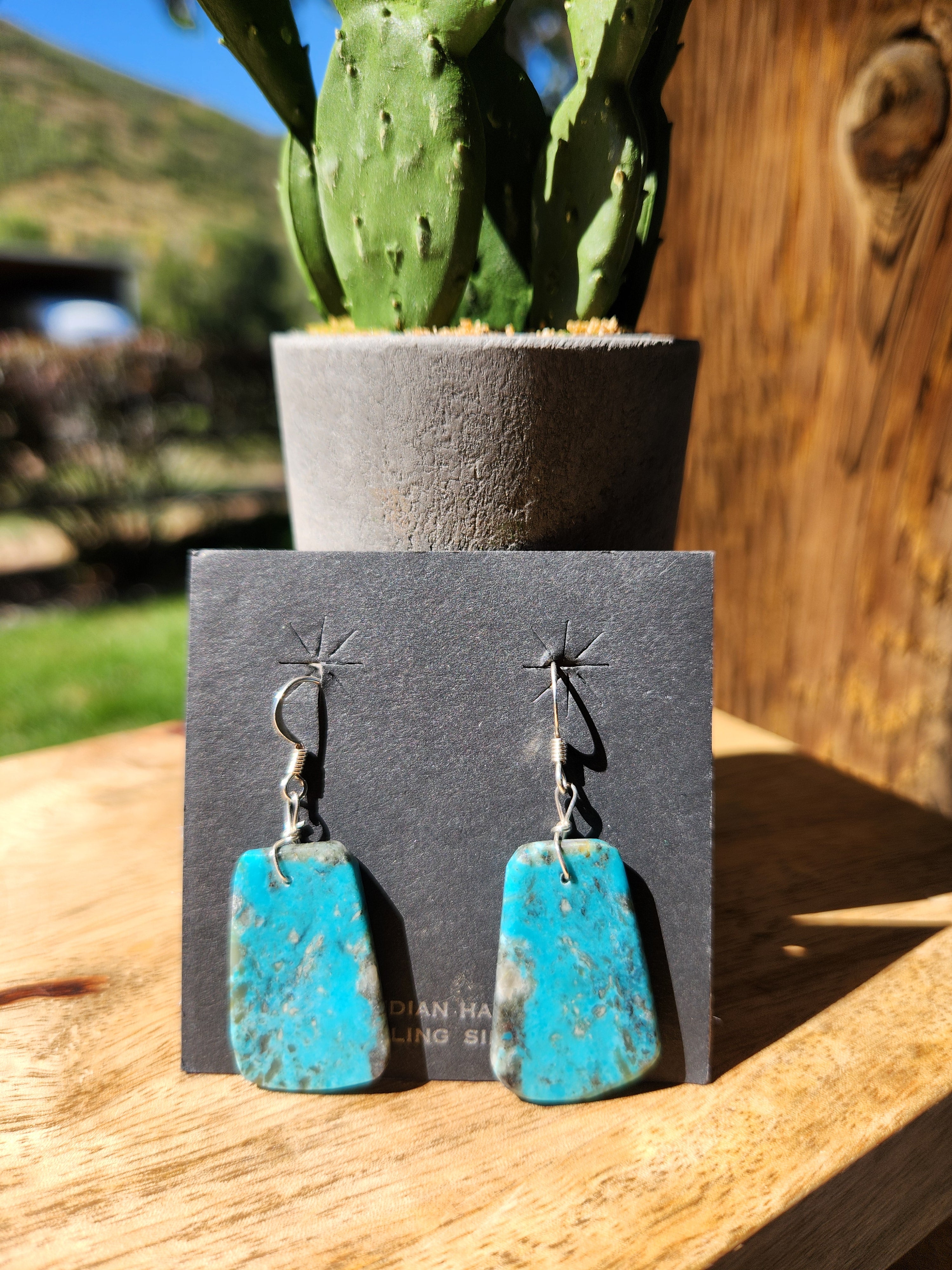 Joe Garcia Turquoise Earrings