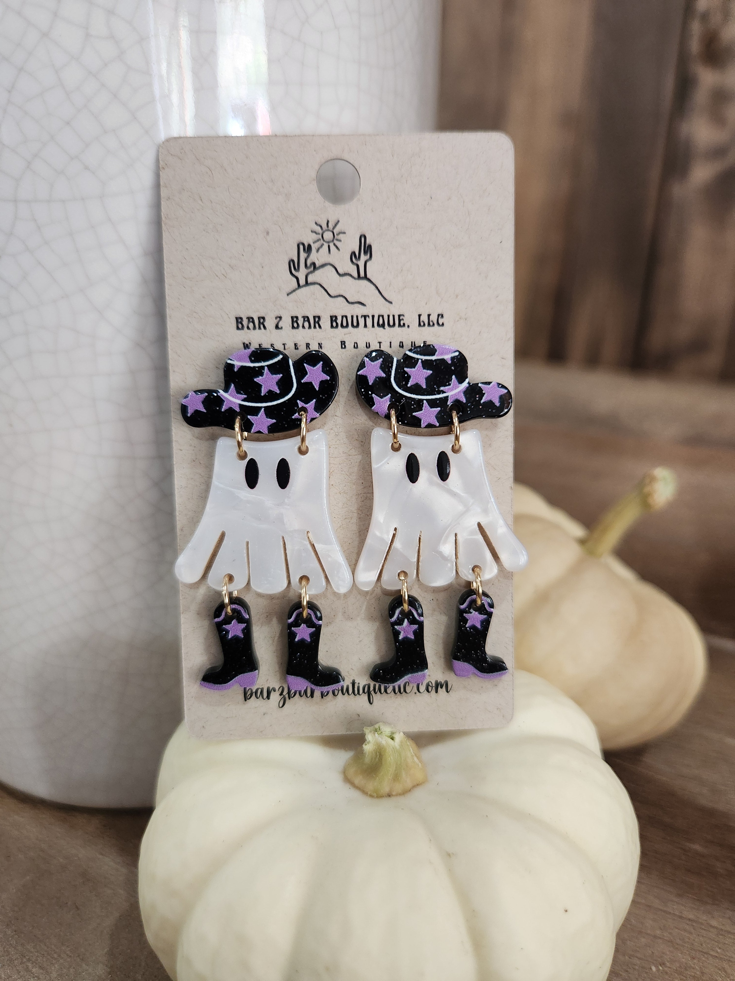 Ghost Stud Earrings