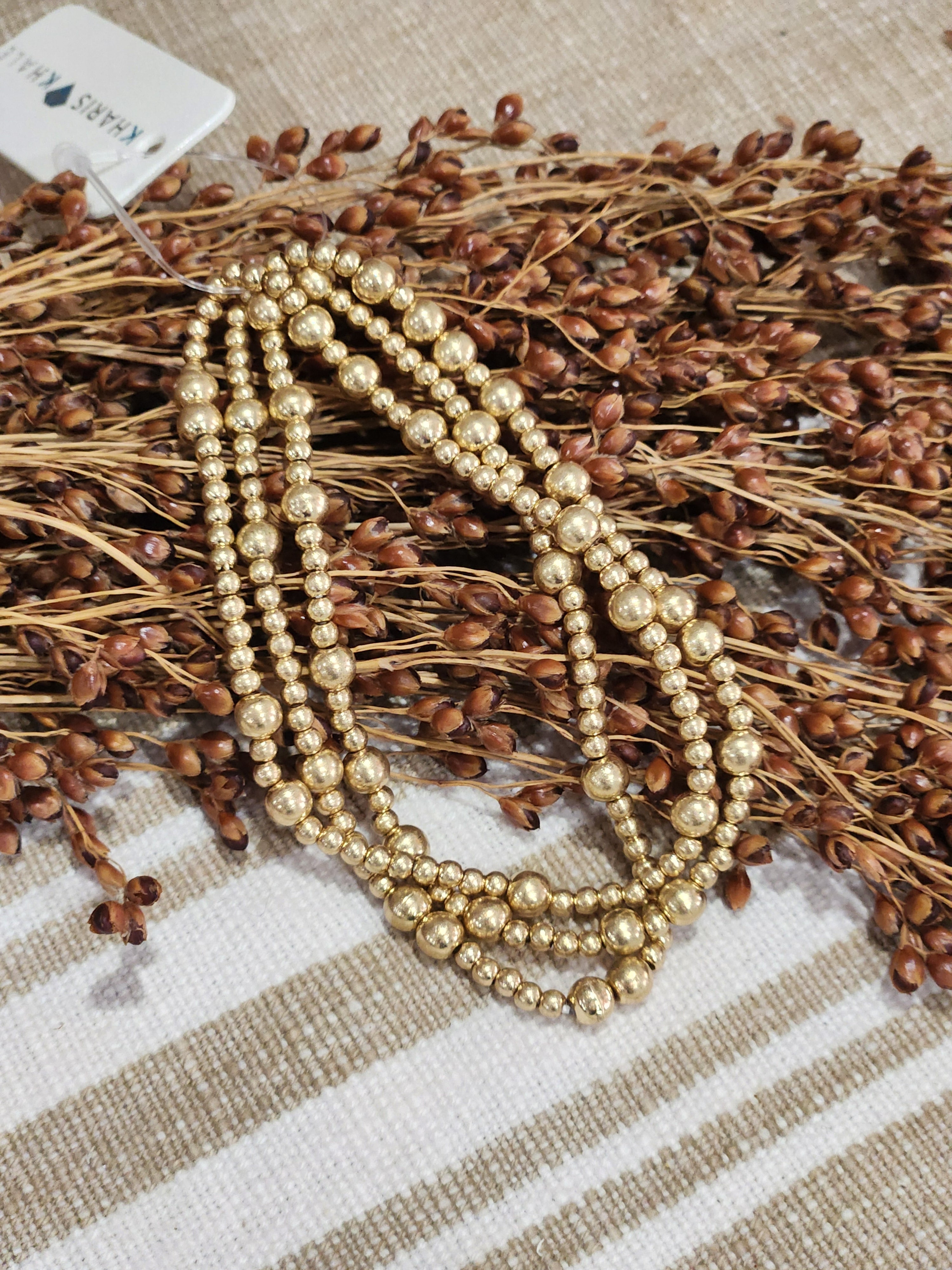 Metallic bead Stacks