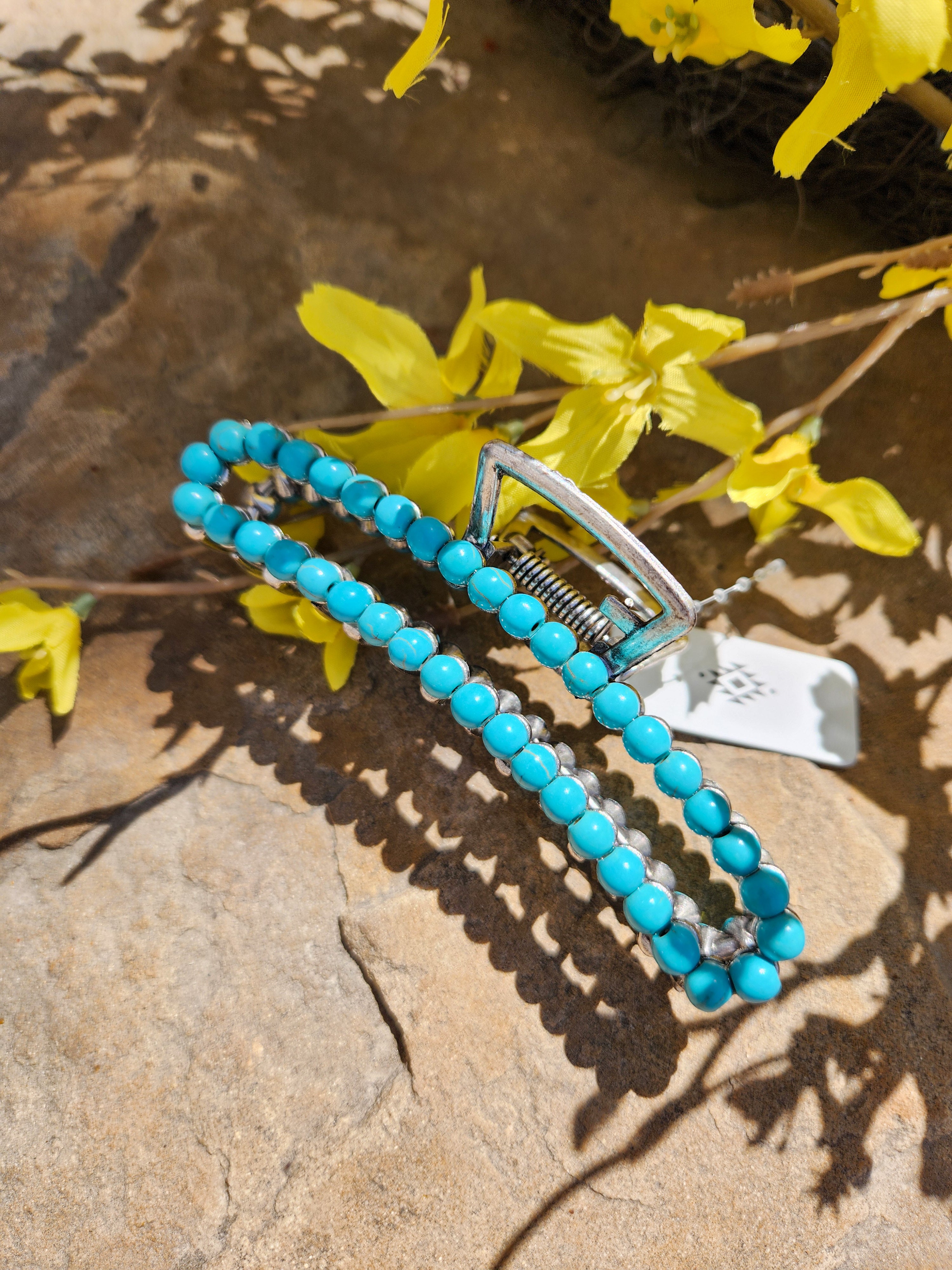 Turquoise Claw Clip